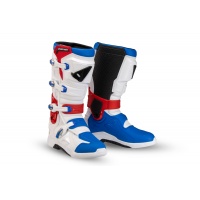 Motocross Xander boots white blue and red - Boots - BO13001-BC - UFO Plast