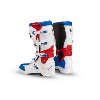 Motocross Xander boots white blue and red - Boots - BO13001-BC - UFO Plast