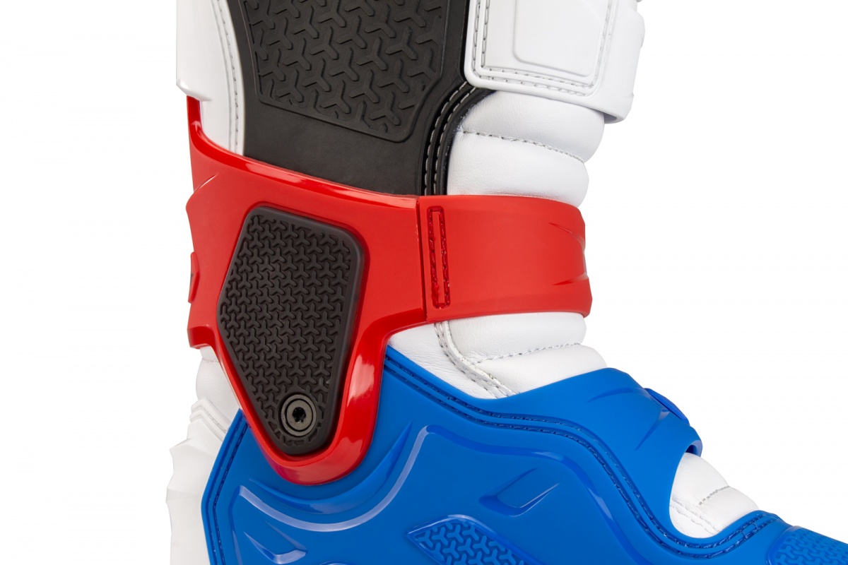 Motocross Xander boots white blue and red - Boots - BO13001-BC - UFO Plast