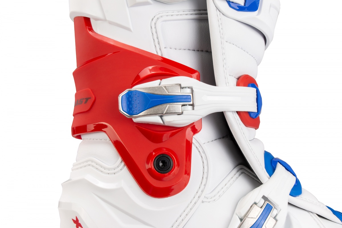 Motocross Xander boots white blue and red - Boots - BO13001-BC - UFO Plast