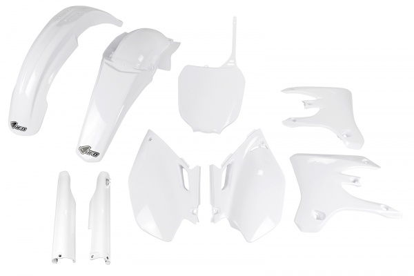 Full Plastic Kit white for Yamaha YZF 250 (2005) - YZF 450 (2005) - REPLICA PLASTICS - YAKIT333F-046 - Ufo Plast