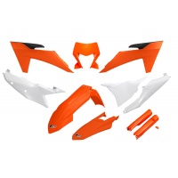 Full kit with headlight for Ktm EXC 150 2024-2024 - REPLICA PLASTICS - KTKIT530F-999 - UFO Plast