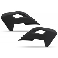 Radiator covers - black - Husqvarna - REPLICA PLASTICS - HU04308-001 - UFO Plast