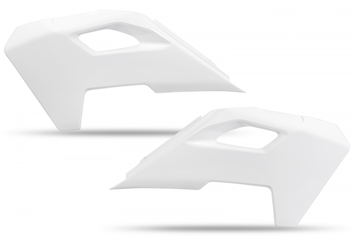 RADIATOR COVERS - white 20-23 - HUSQVARNA - REPLICA PLASTICS - HU04308-040 - UFO Plast