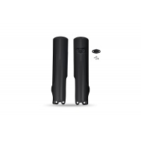 fork slider protectors - black - Husqvarna - REPLICA PLASTICS - HU04312-001 - UFO Plast