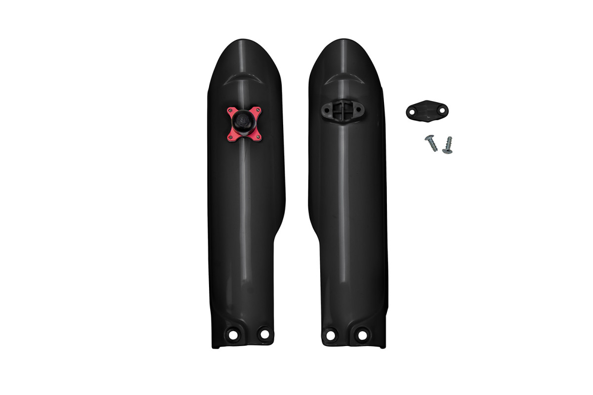 Fork Slider Protector + Quick Starter black - Ufo Plast