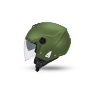 Nixie demijet helmet green in Polycarbonate - Helmets - HE13005-A - Ufo Plast