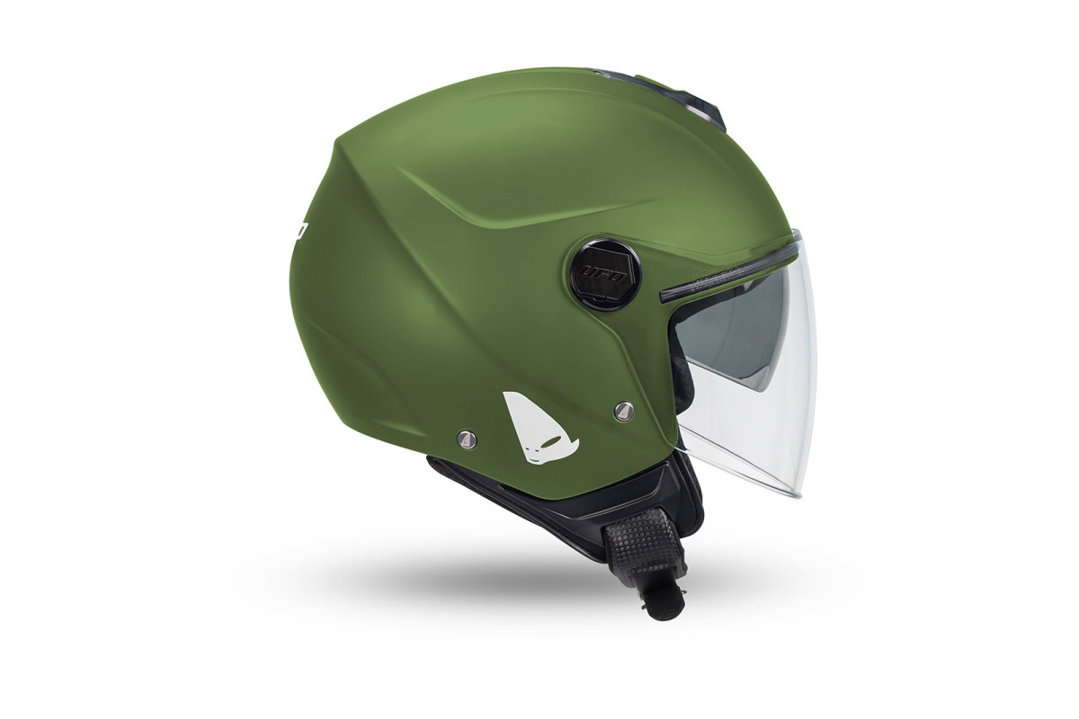 Nixie demijet helmet green in Polycarbonate - Helmets - HE13005-A - Ufo Plast
