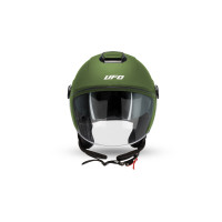 Nixie demijet helmet green in Polycarbonate - Helmets - HE13005-A - Ufo Plast