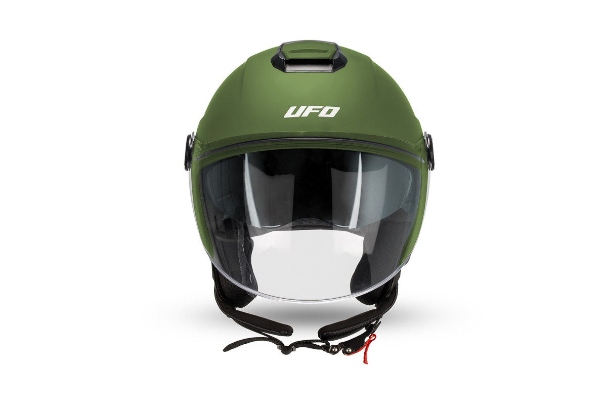 Nixie demijet helmet green in Polycarbonate - Helmets - HE13005-A - Ufo Plast