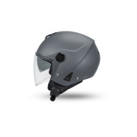 Nixie demijet helmet gray in Polycarbonate - Helmets - HE13005-E - Ufo Plast Nixie demijet helmet gray in Polycarbonate - Helmets - HE13005-E - Ufo Plast