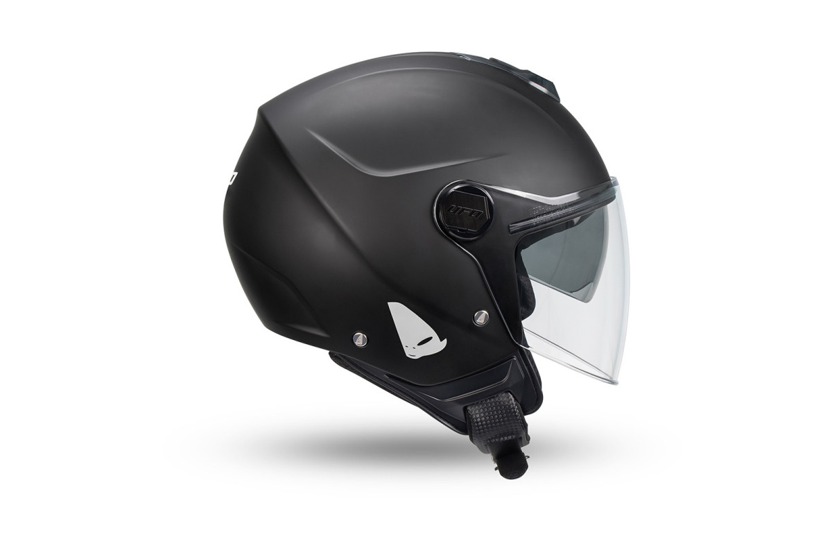 Nixie demijet helmet black in Polycarbonate - Helmets - HE13005-K - Ufo Plast