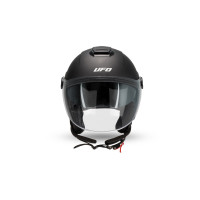 Nixie demijet helmet black in Polycarbonate - Helmets - HE13005-K - Ufo Plast Nixie demijet helmet black in Polycarbonate - Helmets - HE13005-K - Ufo Plast