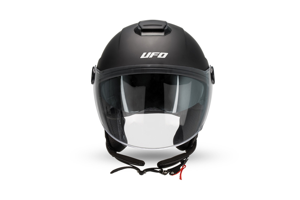 Nixie demijet helmet black in Polycarbonate - Helmets - HE13005-K - Ufo Plast