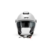 Nixie demijet helmet white in Polycarbonate - Helmets - HE13005-W - Ufo Plast Nixie demijet helmet white in Polycarbonate - Helmets - HE13005-W - Ufo Plast