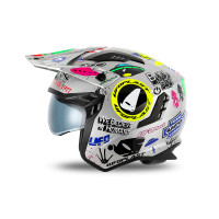 Sheratan cross jet helmet silver - Helmets - HE13002-S - Ufo Plast