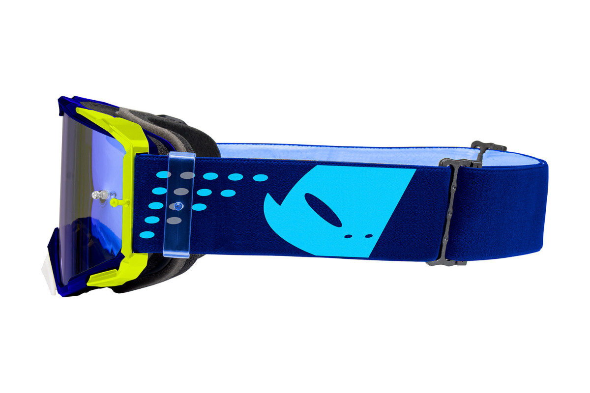 Motocross goggles Core 2.0 blue and neon yellow - Goggles - GO13004-CD - Ufo Plast