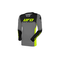 Motocross Ares jersey for kids grey and black - CLOTHING - JE13007-EK - Ufo Plast