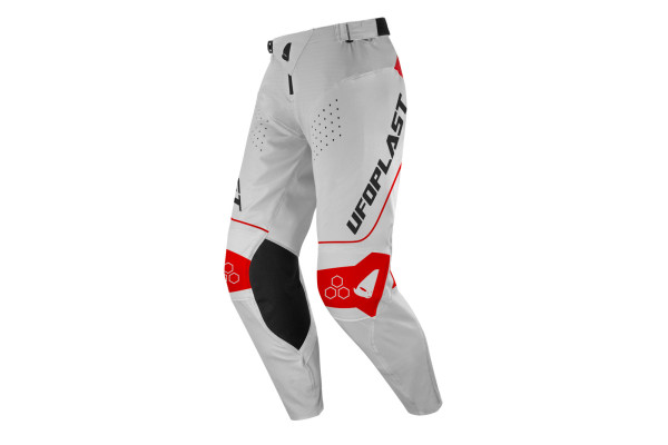 Motocross Ares pants for kids gray and red - CLOTHING - PX13007-EB - Ufo Plast