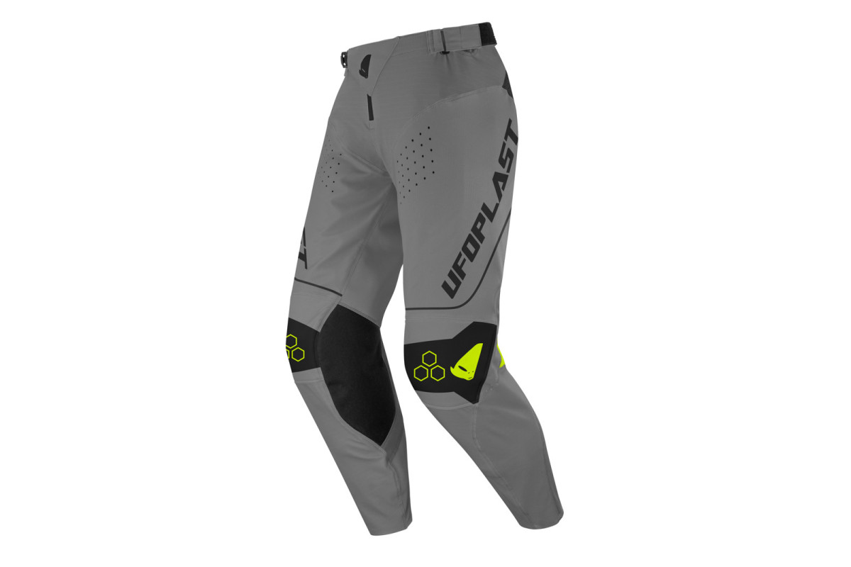 Motocross Ares pants for kids grey and black - CLOTHING - PX13007-EK - Ufo Plast