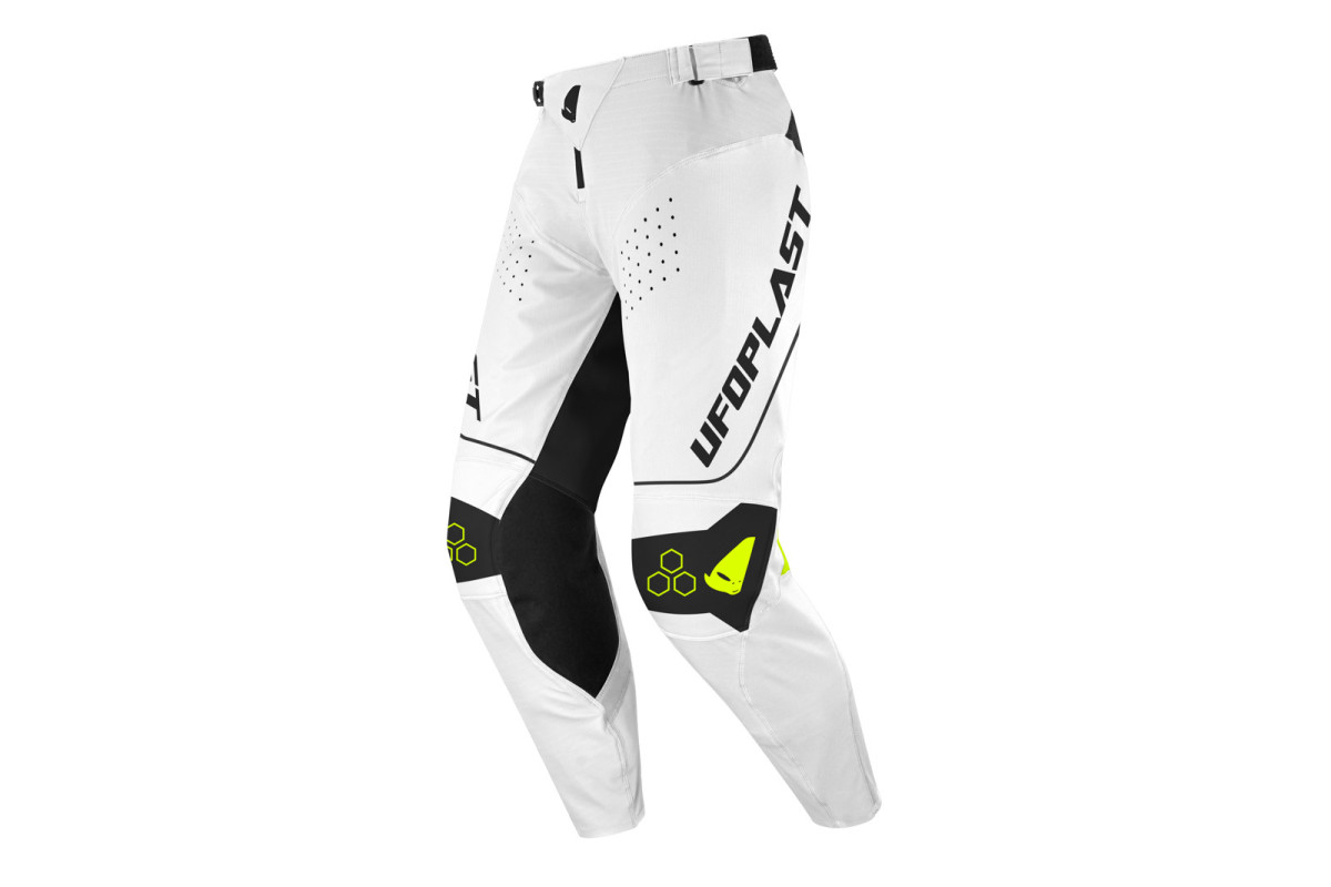 Motocross Ares pants for kids white and black - CLOTHING - PX13007-WK - Ufo Plast