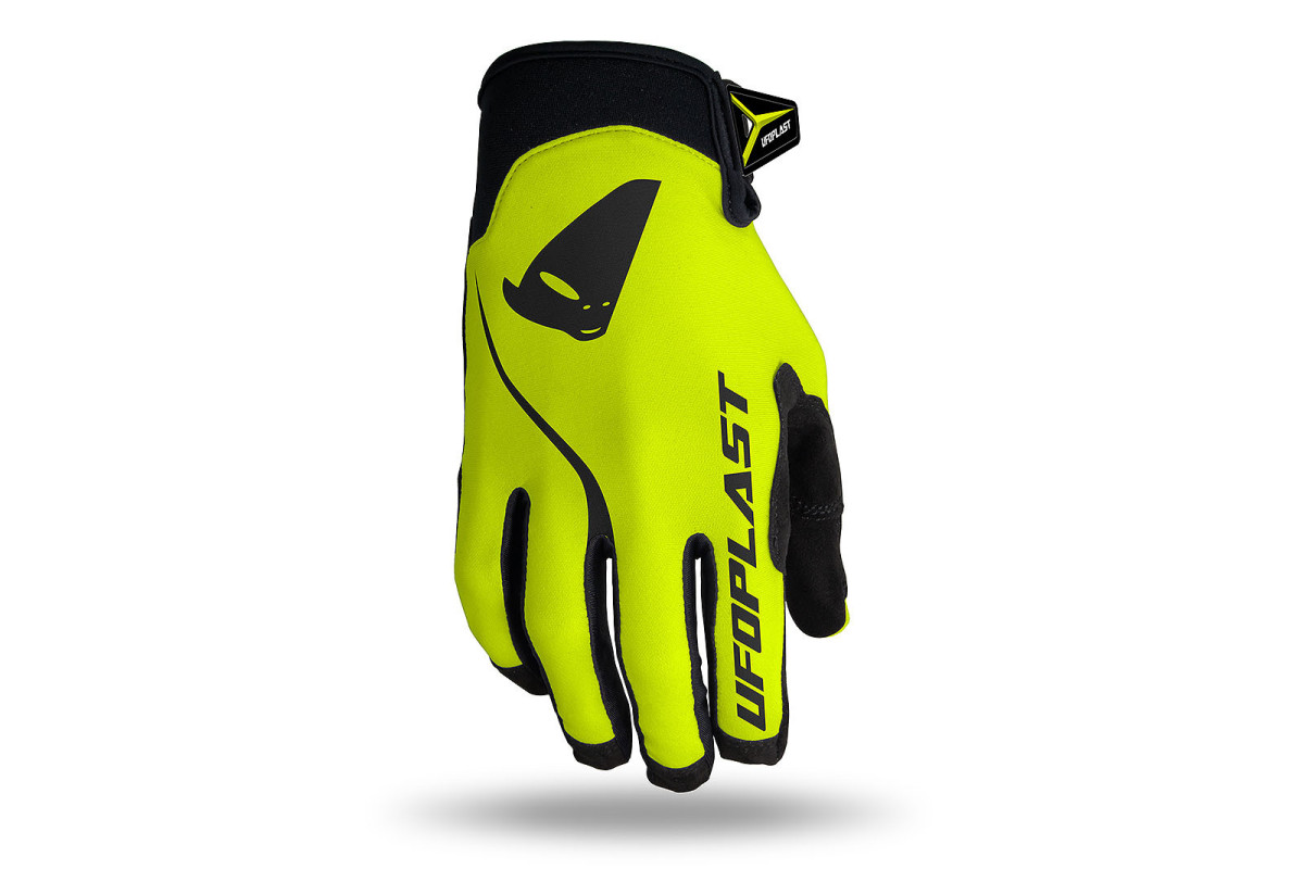 Skyline kids motocross enduro gloves neon yellow - Gloves - GL13004-D - Ufo Plast