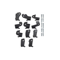 mounting kit on levers black for Flame handguards - Ufo Plast