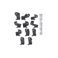 mounting kit on levers black for Flame handguards - Ufo Plast