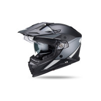 Cosmos Tourer Crossover helmet black grey - Helmets - HE13006-KK - Ufo Plast