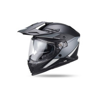 Cosmos Tourer Crossover helmet black grey - Helmets - HE13006-KK - Ufo Plast