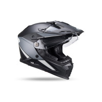 Cosmos Tourer Crossover helmet black grey - Helmets - HE13006-KK - Ufo Plast
