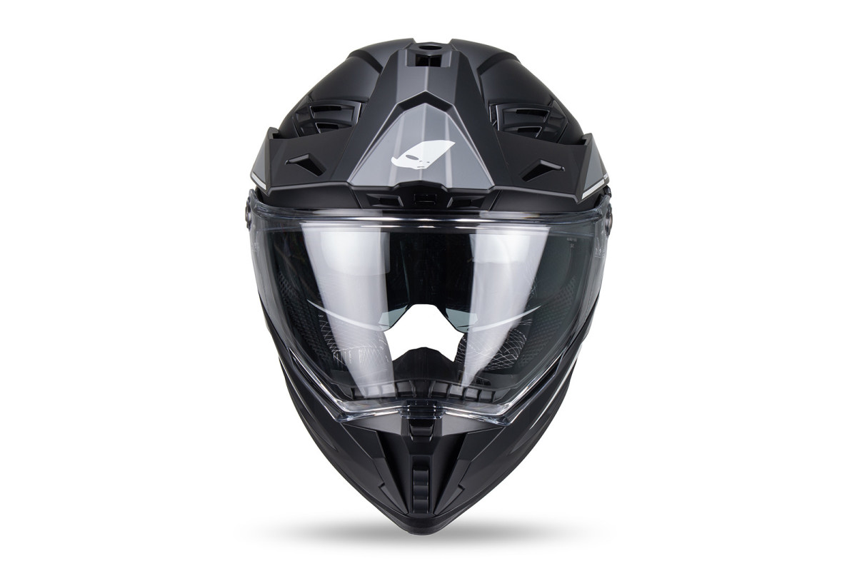 Cosmos Tourer Crossover helmet black grey - Helmets - HE13006-KK - Ufo Plast