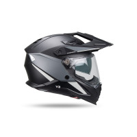 Cosmos Tourer Crossover helmet black grey - Helmets - HE13006-KK - Ufo Plast