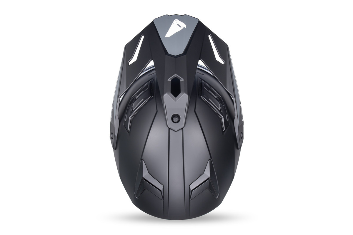 Cosmos Tourer Crossover helmet black grey - Helmets - HE13006-KK - Ufo Plast