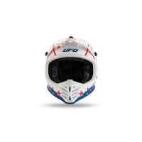 Motocross helmet for kids Korey white and blue - Helmets - HE13600-CW - Ufo Plast