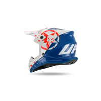 Motocross helmet for kids Korey white and blue - Helmets - HE13600-CW - Ufo Plast