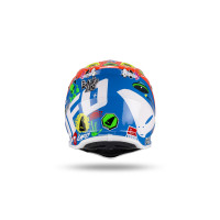 Motocross helmet for kids Korey yellow, red and blue - Helmets - HE13600-BU - Ufo Plast Motocross helmet for kids Korey yellow, red and blue - Helmets - HE13600-BU - Ufo Plast