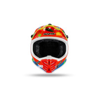 Motocross helmet for kids Korey yellow, red and blue - Helmets - HE13600-BU - Ufo Plast Motocross helmet for kids Korey yellow, red and blue - Helmets - HE13600-BU - Ufo Plast