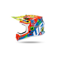 Motocross helmet for kids Korey yellow, red and blue - Helmets - HE13600-BU - Ufo Plast Motocross helmet for kids Korey yellow, red and blue - Helmets - HE13600-BU - Ufo Plast