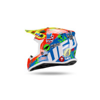 Motocross helmet for kids Korey yellow, red and blue - Helmets - HE13600-BU - Ufo Plast Motocross helmet for kids Korey yellow, red and blue - Helmets - HE13600-BU - Ufo Plast