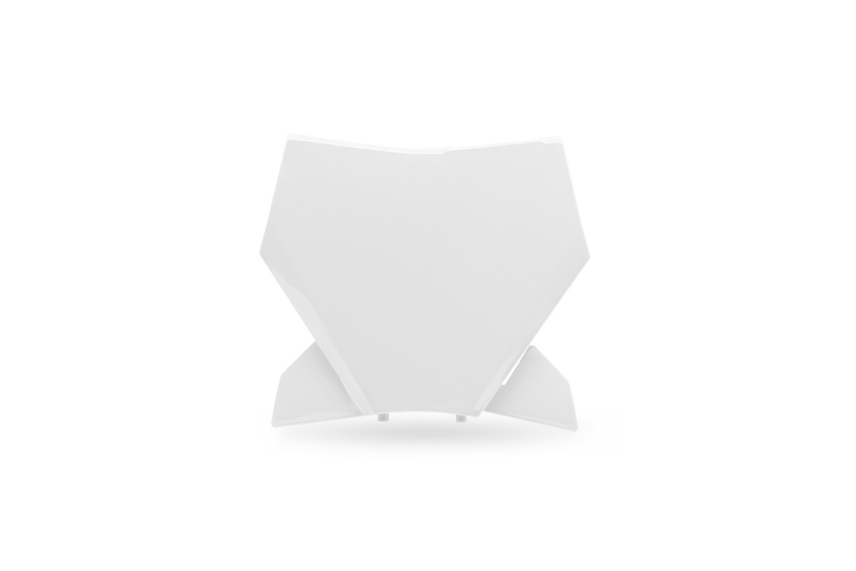 Front Number Plate white compatible Ktm SX 85 (2025-26) - REPLICA PLASTICS - KT05029-042 - Ufo Plast