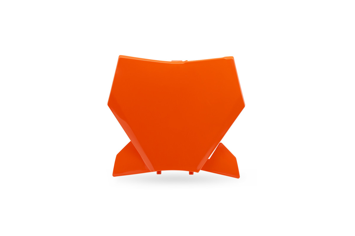 Front Number Plate orange compatible Ktm SX 85 (2025-26) - REPLICA PLASTICS - KT05029-127 - Ufo Plast