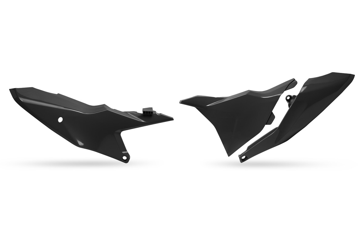 Side Panels black compatible Ktm SX 85 (2025-26) - REPLICA PLASTICS - KT05031-001 - Ufo Plast