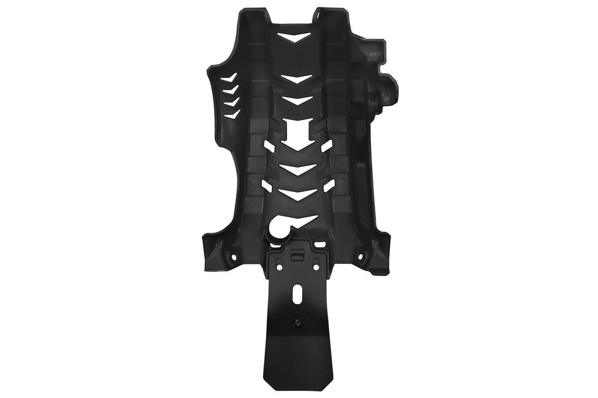 Skid-Plate black compatible Gas Gas / Ktm / Husqvarna - REPLICA PLASTICS - KT05040-001 - Ufo Plast