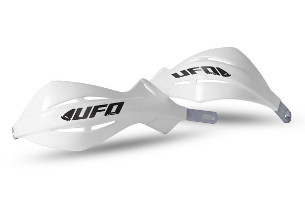 Motocross handguards Alu white - UFO Plast