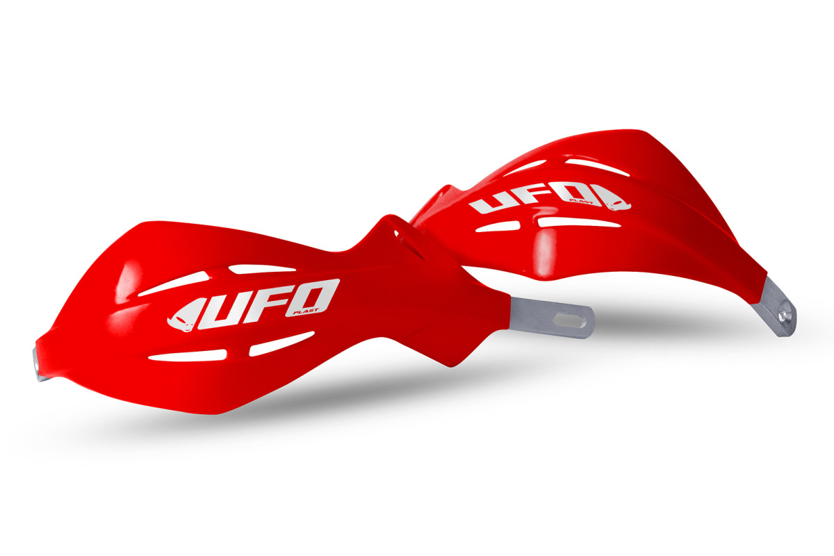 Motocross handguards Alu red - UFO Plast