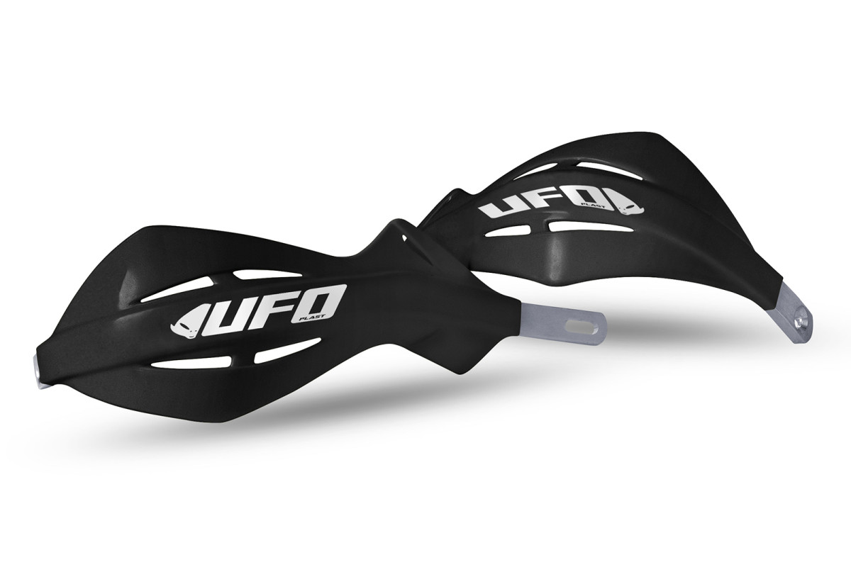 Motocross handguards Alu oversize black - UFO Plast