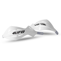 Motocross handguards Alu oversize white - UFO Plast
