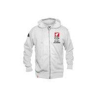 Long-sleeved hooded sweatshirt, white - Ufo Plast MG04566
