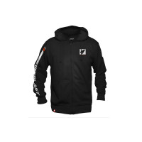 Long-sleeved hooded sweatshirt, black - Ufo Plast MG04567